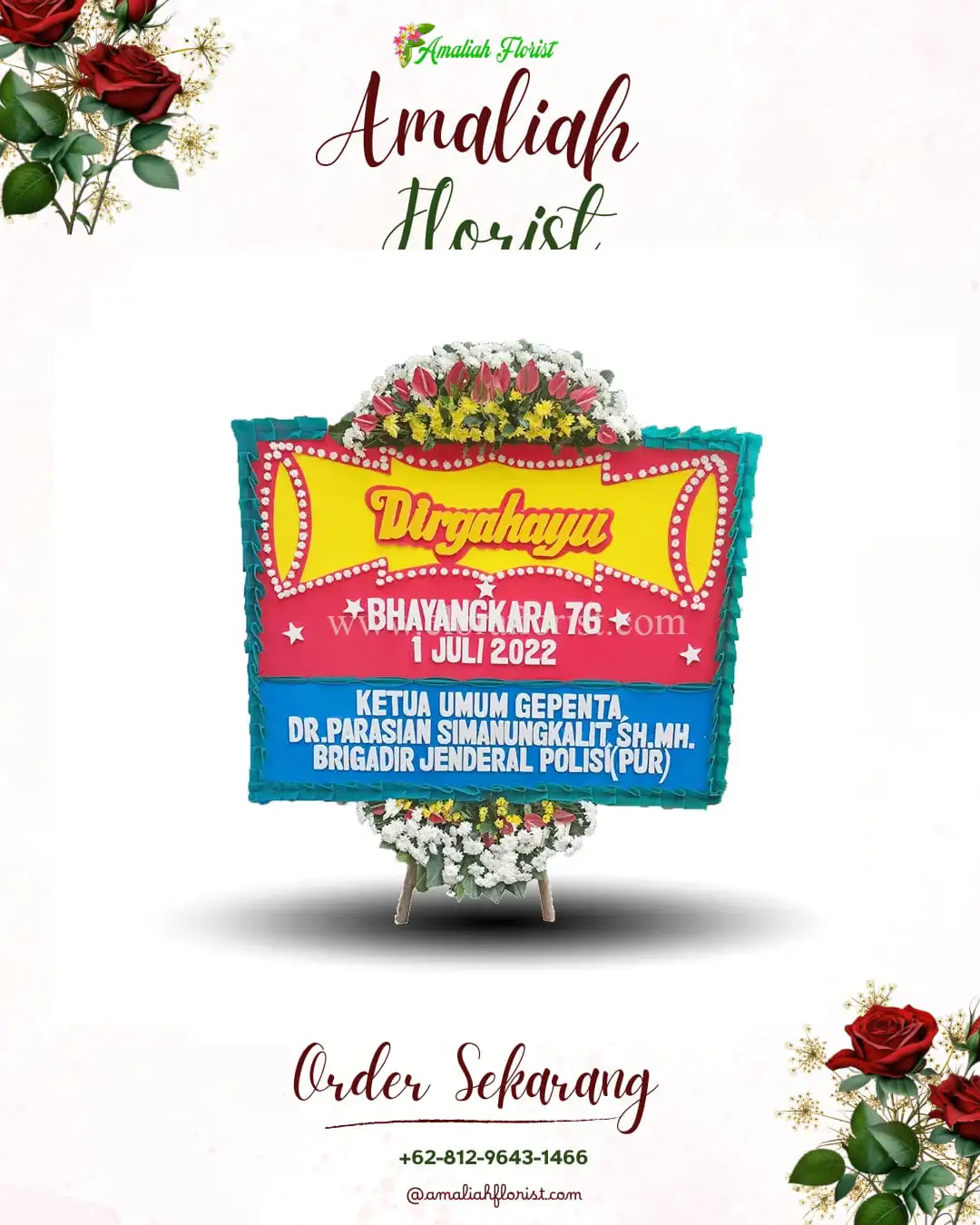 Papan Bunga HUT Ulang Tahun Lubuk Linggau